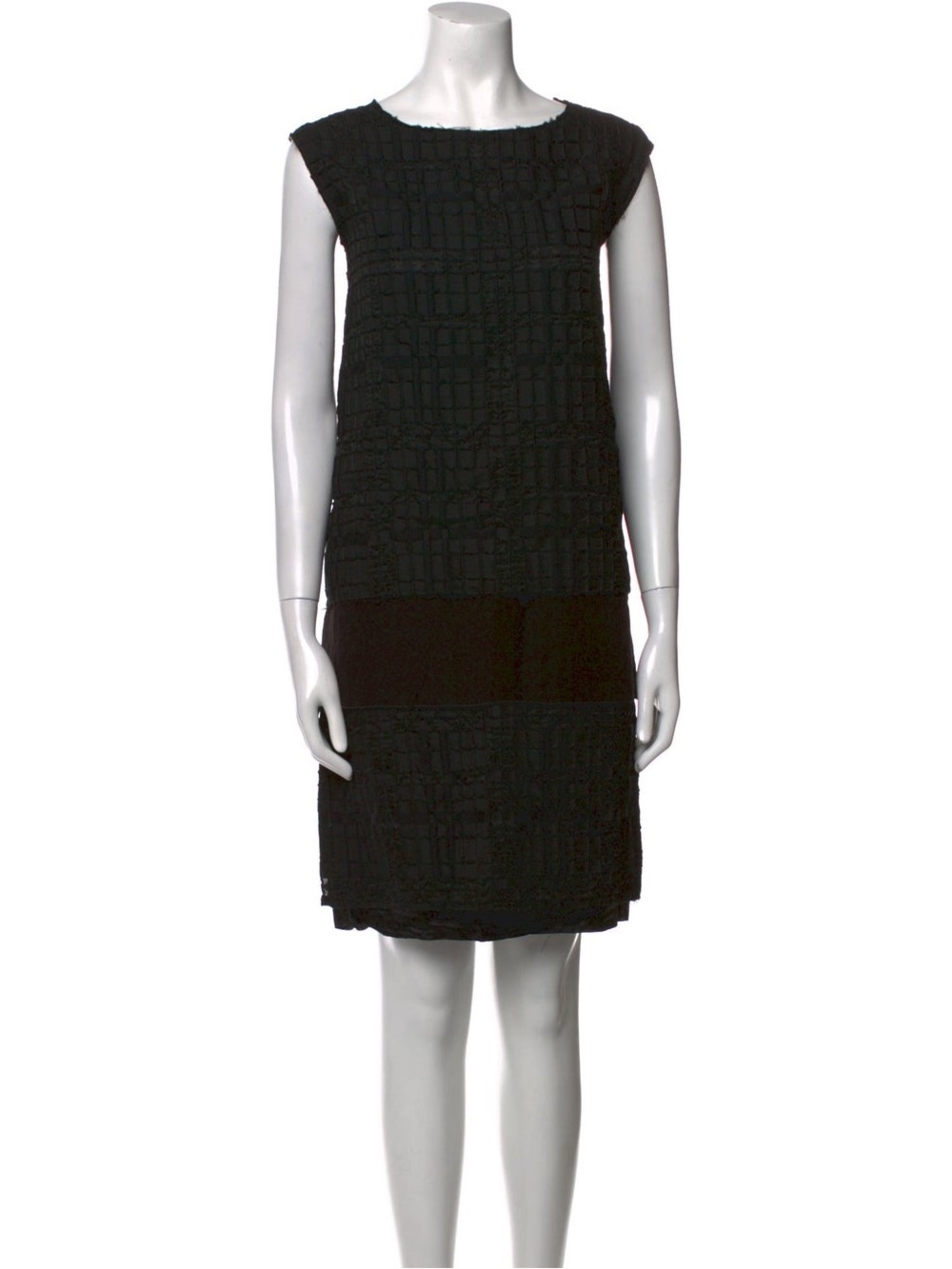 Maison Martin Margiela Black Textured Dress IT 40 Made Italy $175 OBO